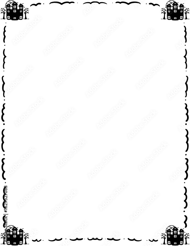 Obraz premium halloween frame 