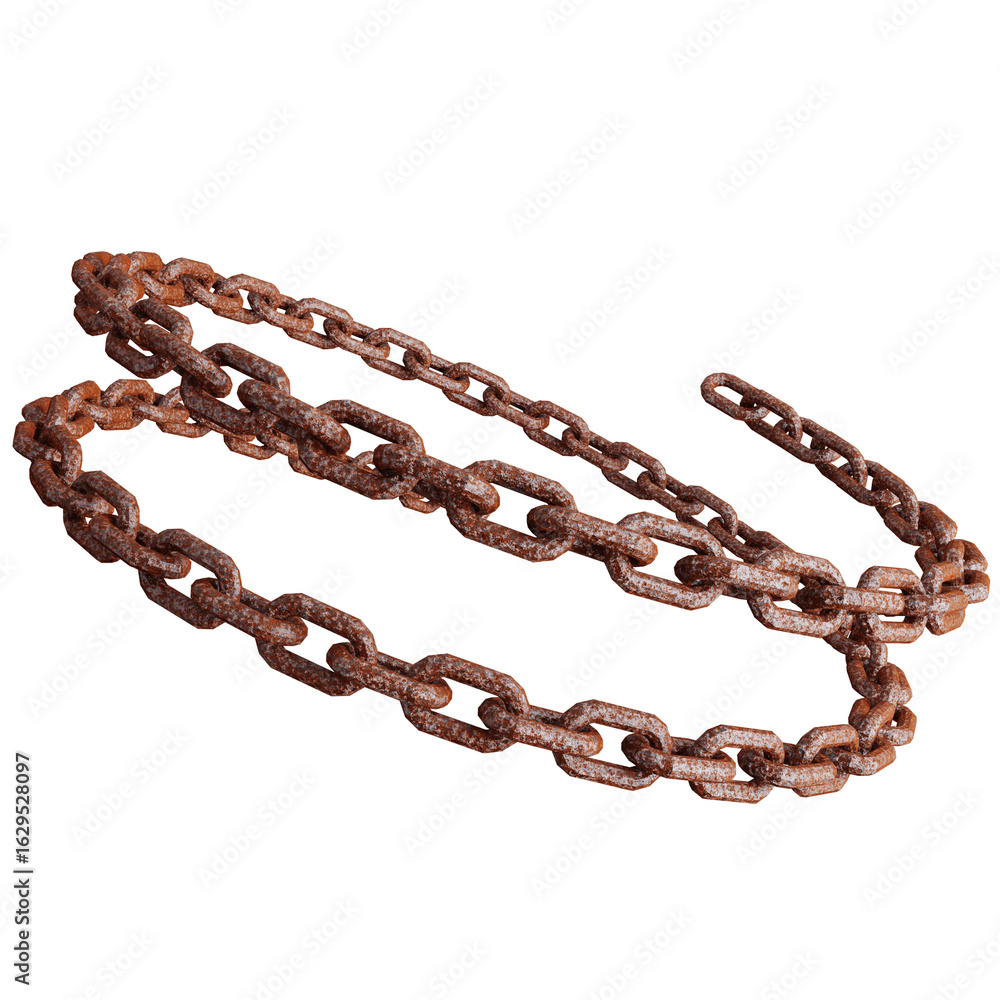 Obraz premium Some rusty chain 