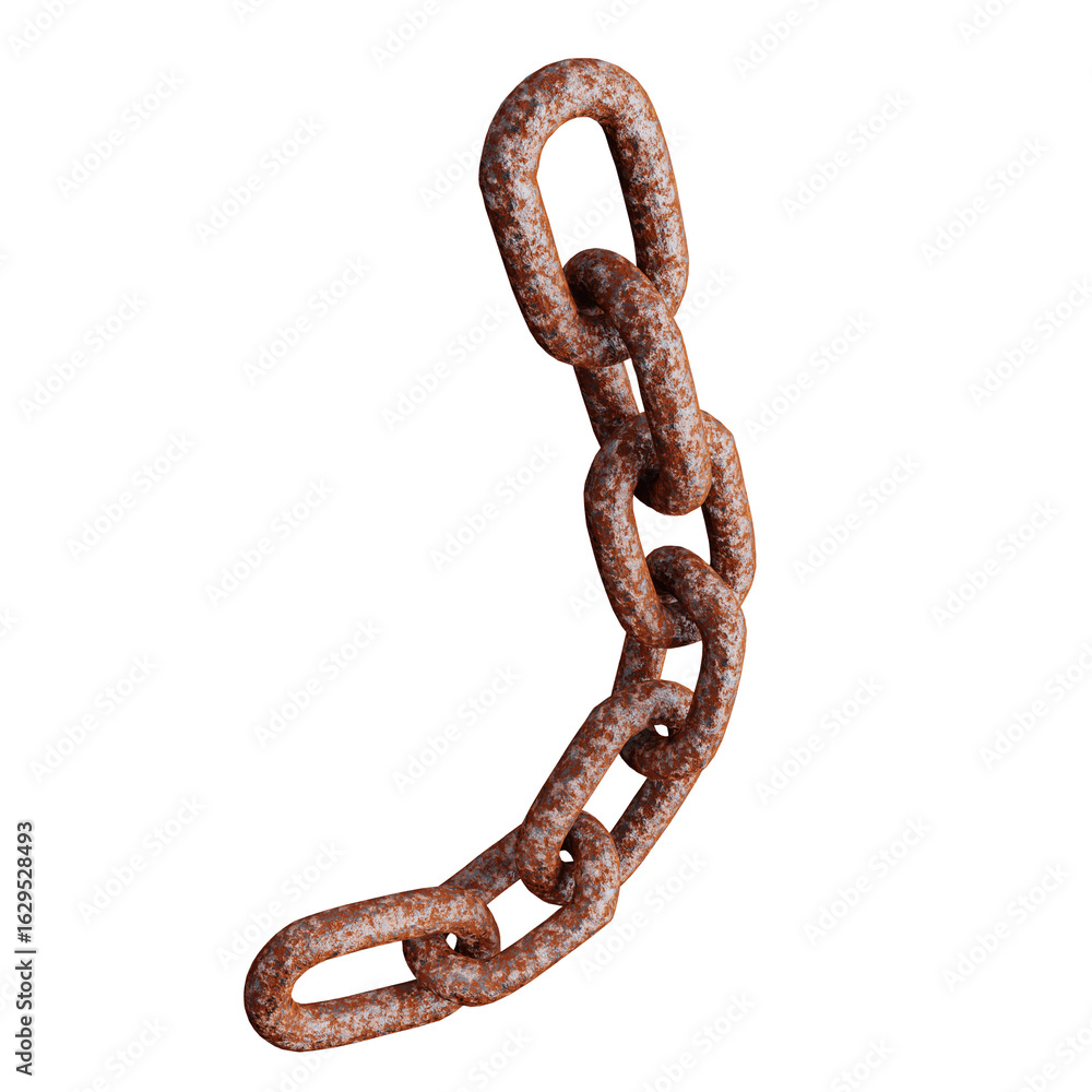 Obraz premium Some rusty chain 