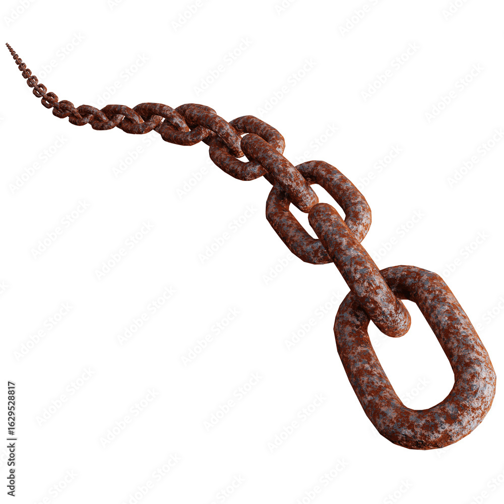 Fototapeta premium Some rusty chain 