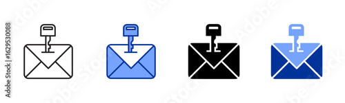 Key icon sheet multiple style collection