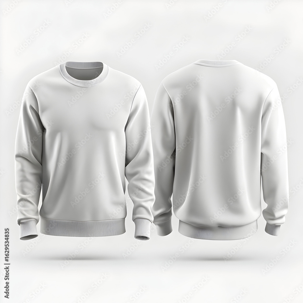blank white crewneck sweatshirt mockup front blank white crewneck sweatshirt mockup front