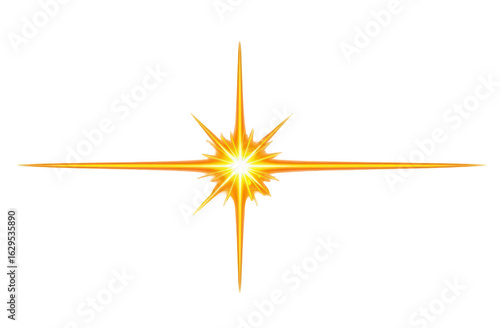 Bright starburst, radiating light (1)