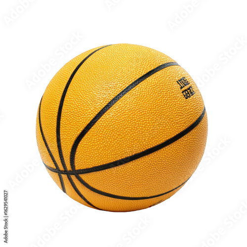 Orange basketball, close-up