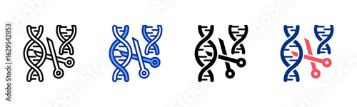 Geneediting icon sheet multiple style collection