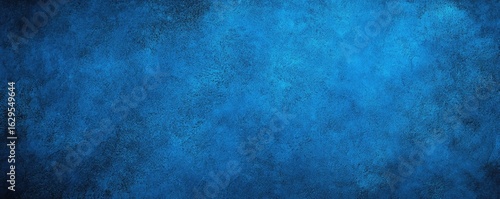 Dark Blue Grunge Texture, Abstract Wall Design with Distressed and Aged Appearance