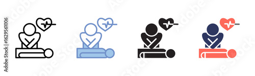 Cpr Icon icon sheet multiple style collection