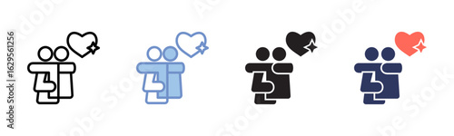Sympathy  icon sheet multiple style collection