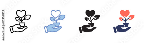 Nurture icon sheet multiple style collection