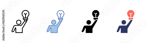 Proactive icon sheet multiple style collection