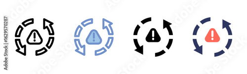 Recovery icon sheet multiple style collection
