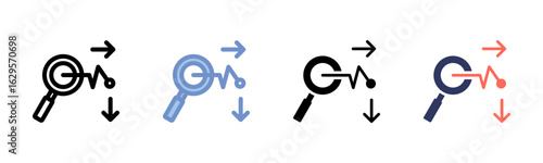 Predictability icon sheet multiple style collection