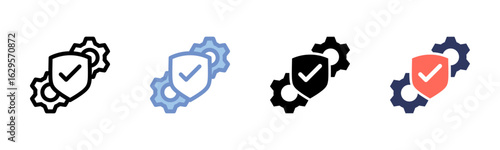 System Robustness icon sheet multiple style collection