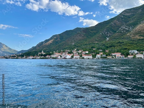 view from the Bay of Kotor, Montenegro