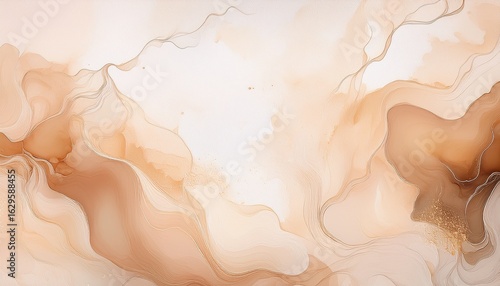 an artistic abstract watercolor background a harmonious blend of beige tones creating a soft neutral and versatile backdrop for various design projects create by f a