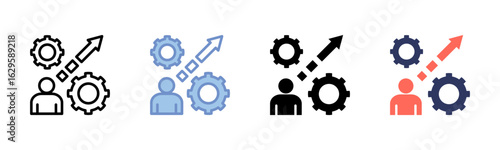 Performance icon sheet multiple style collection