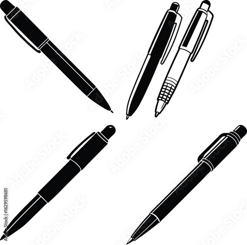 pen vector silhouette