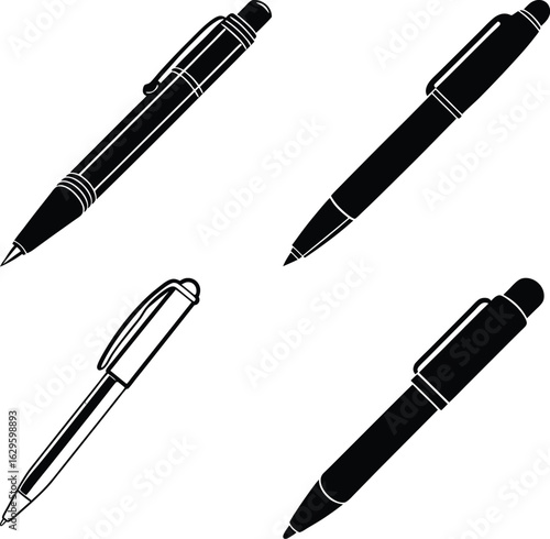 pen vector silhouette