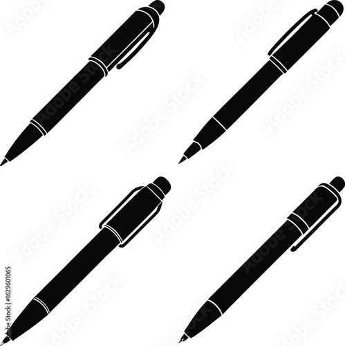 pen vector silhouette