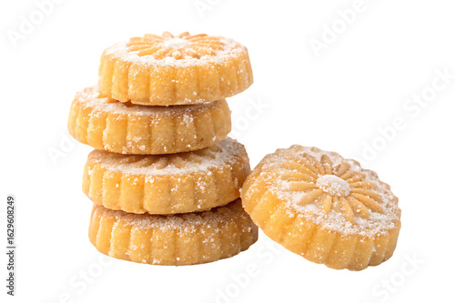 Wallpaper Mural A stack of maamoul cookies dusted with sugar powder Torontodigital.ca