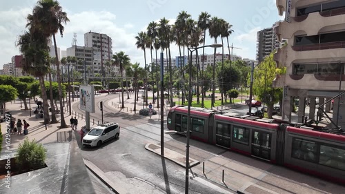 Casa Voyageurs Train Station in Casablanca, Morocco – Wide Shot of Historic Building and Clock Tower August 3, 2025
