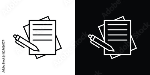 Wills and trusts icon. editable stroke web icons
