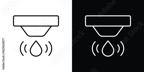Water sensor icon. editable stroke web icons