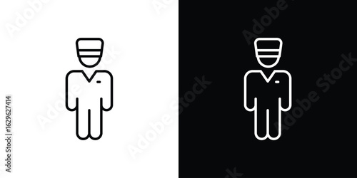 Valet icon. editable stroke web icons