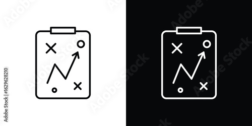 Tactical icon. editable stroke web icons