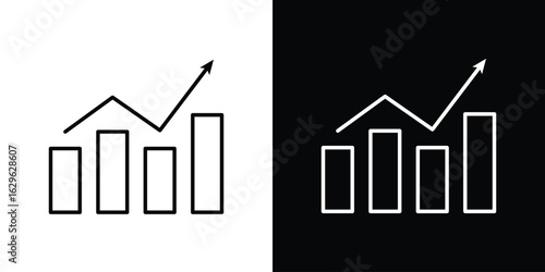 Stagflation icon. editable stroke web icons
