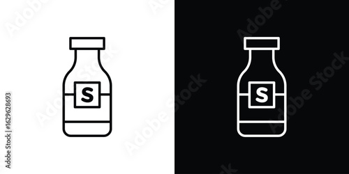 Solvent icon. editable stroke web icons