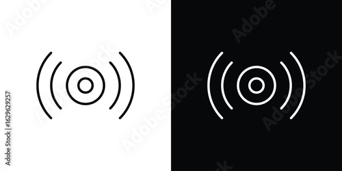 Sensor icon. editable stroke web icons