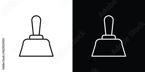 Putty knife icon. editable stroke web icons