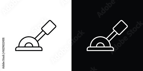 Lever icon. editable stroke web icons