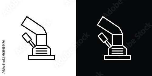 Floor sanding machine icon. editable stroke web icons