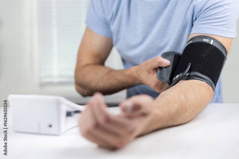 Measurement of blood pressure by an electronic tonometer Measurement of blood pressure by an electronic tonometer