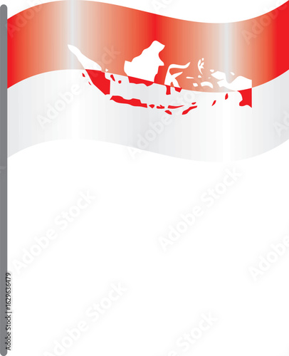 A detailed and colorful vector map of Indonesia, featuring major islands and archipelago layout. This high-quality EPS illustration is ideal for educational use, geography presentations, travel brochu