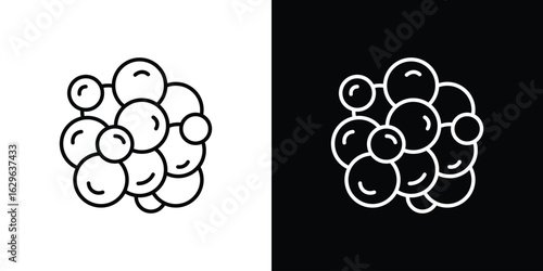 Cancer icon. editable stroke web icons