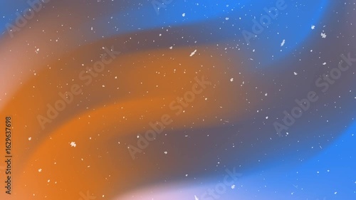 Abstract orange and blue background with scattered specks, suitable for design projects, web backgrounds, or artistic overlays in creative compositions