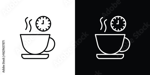 Break icon. editable stroke web icons