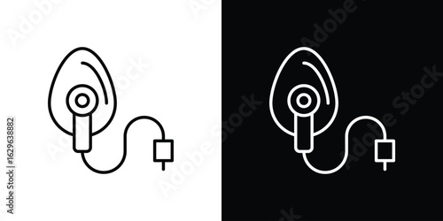 Anesthesia icon. editable stroke web icons