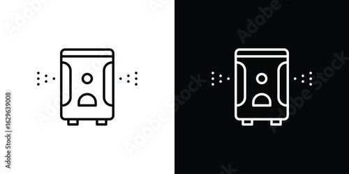 Air purifier icon. editable stroke web icons