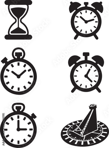 Timeless icons for managing your time efficiently and effectively