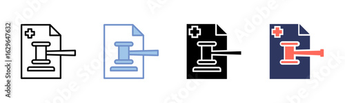 Compliance icon sheet multiple style collection