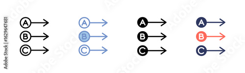 Endpoints icon sheet multiple style collection