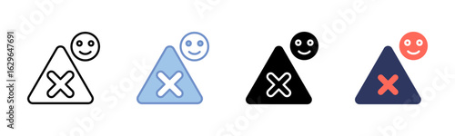 Adverse icon sheet multiple style collection