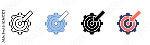 Outcomes icon sheet multiple style collection