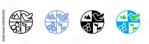 Habitat icon sheet multiple style collection