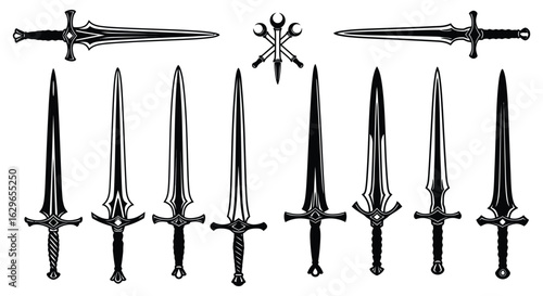 Fantasy Swords Silhouette Collection