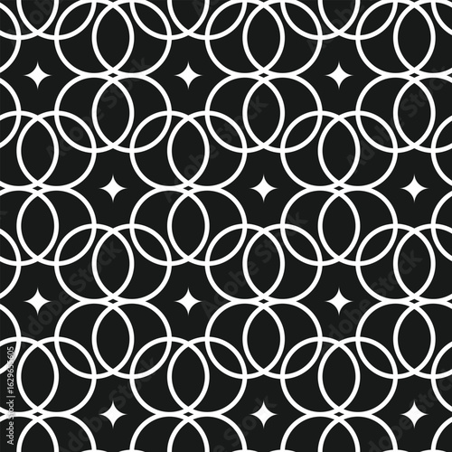 Abstract floral seamless pattern. Modern stylish texture repeating. Vector background.